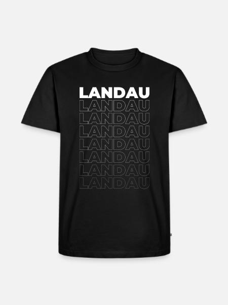 Landau - Men's Premium Organic T-Shirt - black
