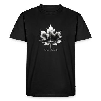Maple Leafs Dream - Men's Premium Organic T-Shirt - black - Front - Nico (187cm)
