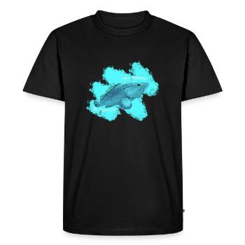 J'peux pas, j'ai plongée sur à Port Cros. - T-shirt Premium bio Homme - noir - Devant - Nico (187cm)