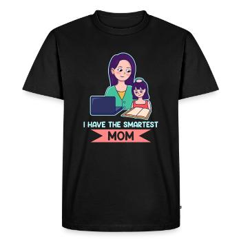 Mother's Day Daughter Design - Men's Premium Organic T-Shirt - black - Front - Nico (187cm)