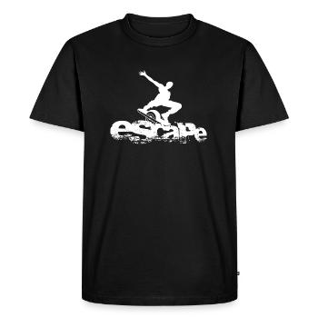 Onewheel Escape - Men's Premium Organic T-Shirt - black - Front - Nico (187cm)
