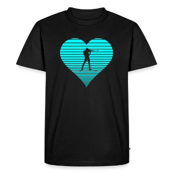 biathlon - T-shirt Premium bio Homme - noir - Devant - Nico (187cm)