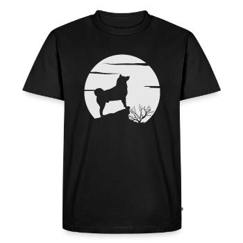 Akita - T-shirt Premium bio Homme - noir - Devant - Nico (187cm)