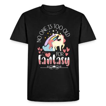 Fairy Girl Sister Flower Fairy - Men's Premium Organic T-Shirt - black - Front - Nico (187cm)