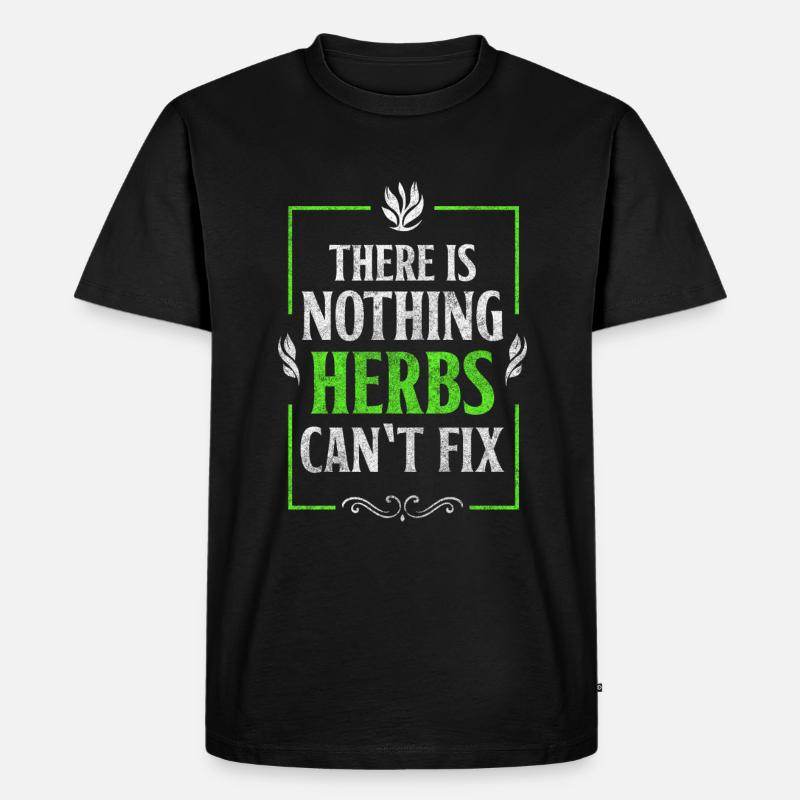 Potion Druide Heilpraktiker - Männer Premium Bio T-Shirt - Schwarz