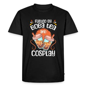 Anime Hobby Art Friends - T-shirt Premium bio Homme - noir - Devant - Nico (187cm)