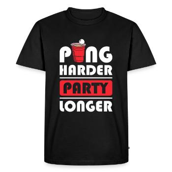 Table de célébration de l’alcool de bière - T-shirt Premium bio Homme - noir - Devant - Nico (187cm)