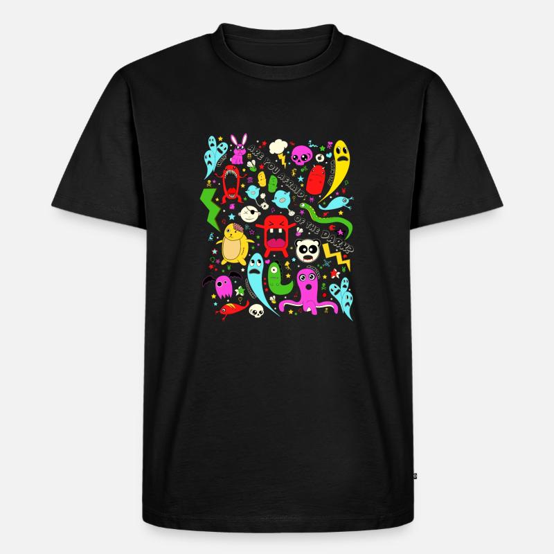 Are you afraid? - Männer Premium Bio T-Shirt - Schwarz
