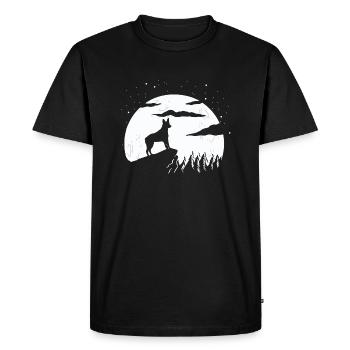 Australian Stumpy Tail Cattle Dog - Men's Premium Organic T-Shirt - black - Front - Nico (187cm)