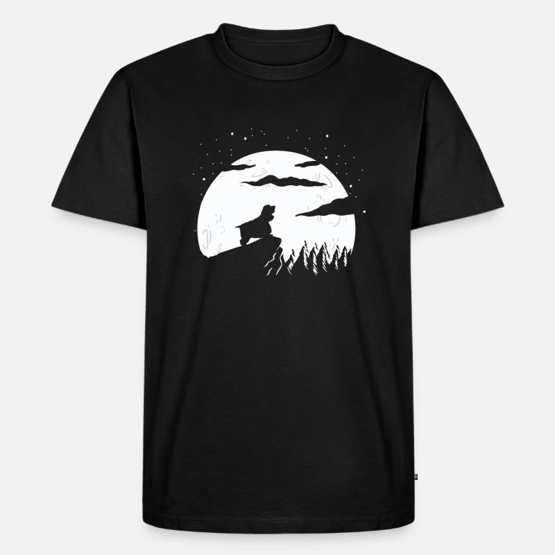 Cocker Spaniel - Männer Premium Bio T-Shirt - Schwarz