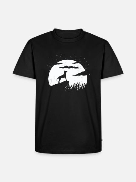 Cirneco dell Etna - Männer Premium Bio T-Shirt - Schwarz
