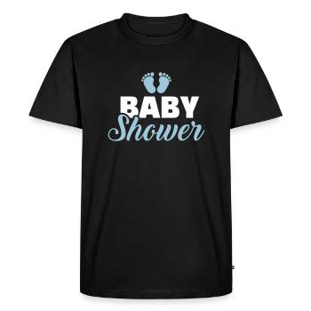 bébé - T-shirt Premium bio Homme - noir - Devant - Nico (187cm)