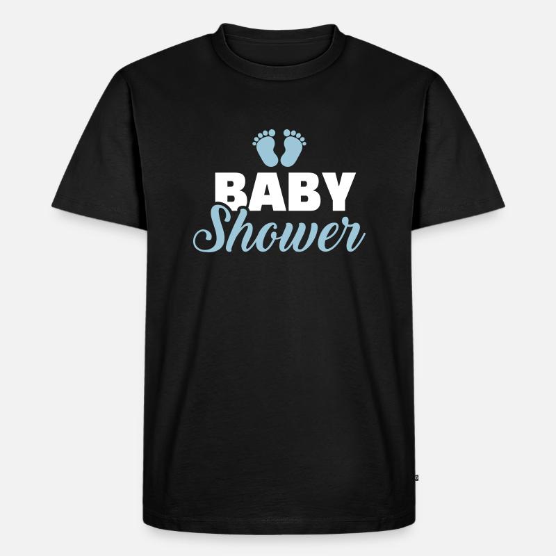 Baby - Männer Premium Bio T-Shirt - Schwarz
