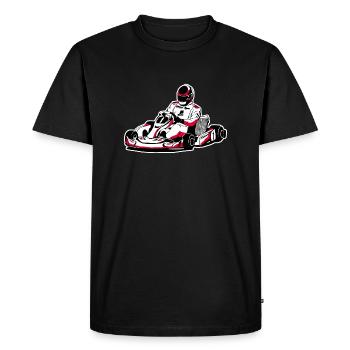 GoKart - Karting - Kart - Go Kart - T-shirt Premium bio Homme - noir - Devant - Nico (187cm)