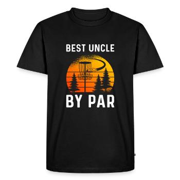 Uncle By Par - Men's Premium Organic T-Shirt - black - Front - Nico (187cm)