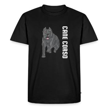 Cane corso - T-shirt Premium bio Homme - noir - Devant - Nico (187cm)