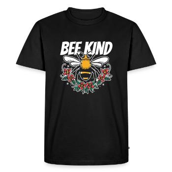 Bee Child Bee Friend Beekeeper Beekeeper Honey - Men's Premium Organic T-Shirt - black - Front - Nico (187cm)