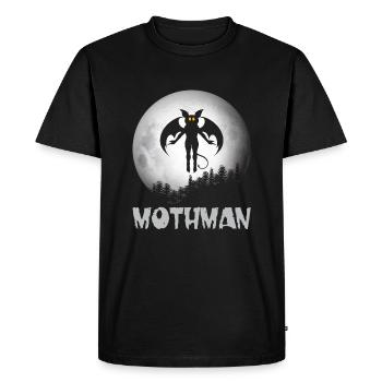 Mothman - T-shirt Premium bio Homme - noir - Devant - Nico (187cm)