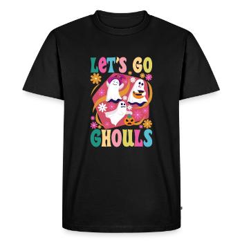 Let's Go Ghouls - Men's Premium Organic T-Shirt - black - Front - Nico (187cm)