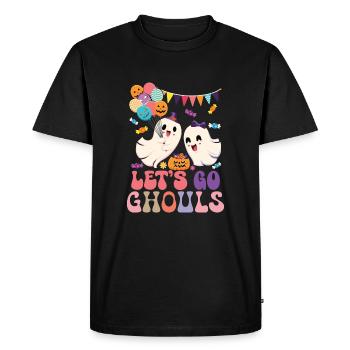 Let's Go Ghouls - Men's Premium Organic T-Shirt - black - Front - Nico (187cm)