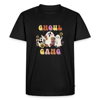 Ghoul Gang - Men's Premium Organic T-Shirt - black - Front - Nico (187cm)