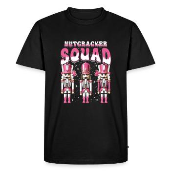 Escouade Casse-Noisette - T-shirt Premium bio Homme - noir - Devant - Nico (187cm)