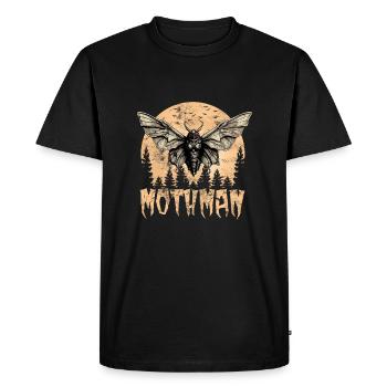 Papillon de nuit - T-shirt Premium bio Homme - noir - Devant - Nico (187cm)