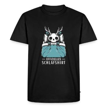 Chemise de nuit officielle Wendigo - T-shirt Premium bio Homme - noir - Devant - Nico (187cm)