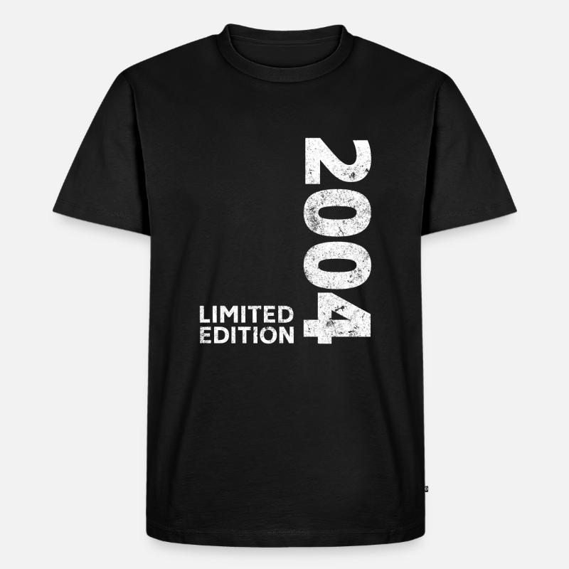 Limited Edition 2004 - Männer Premium Bio T-Shirt - Schwarz