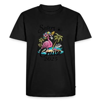 Sisters Cruise 2025 - Men's Premium Organic T-Shirt - black - Front - Nico (187cm)
