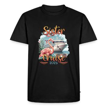 Sister Cruise 2025 - Men's Premium Organic T-Shirt - black - Front - Nico (187cm)