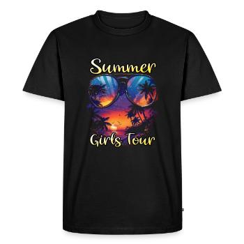 Summer Girls Tour - Men's Premium Organic T-Shirt - black - Front - Nico (187cm)