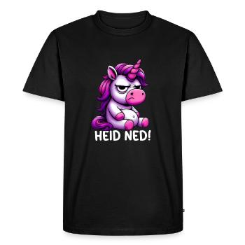 Heid Ned - T-shirt Premium bio Homme - noir - Devant - Nico (187cm)