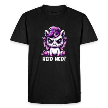 Heid Ned - T-shirt Premium bio Homme - noir - Devant - Nico (187cm)