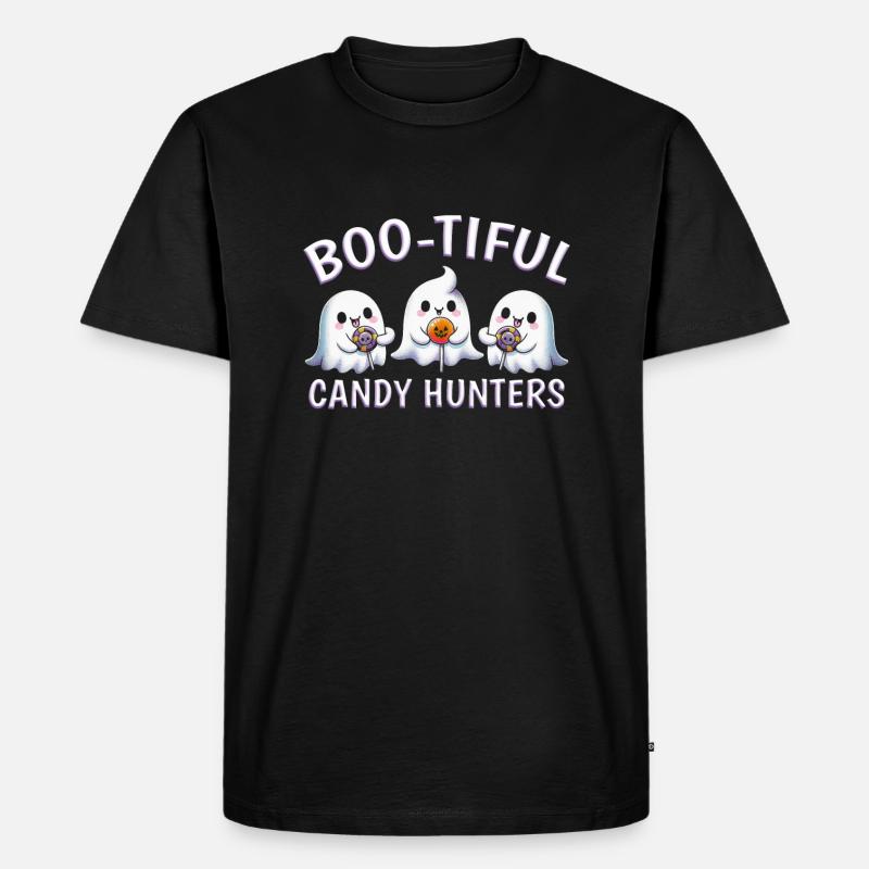 Boo-Tiful Candy Hunter - Männer Premium Bio T-Shirt - Schwarz