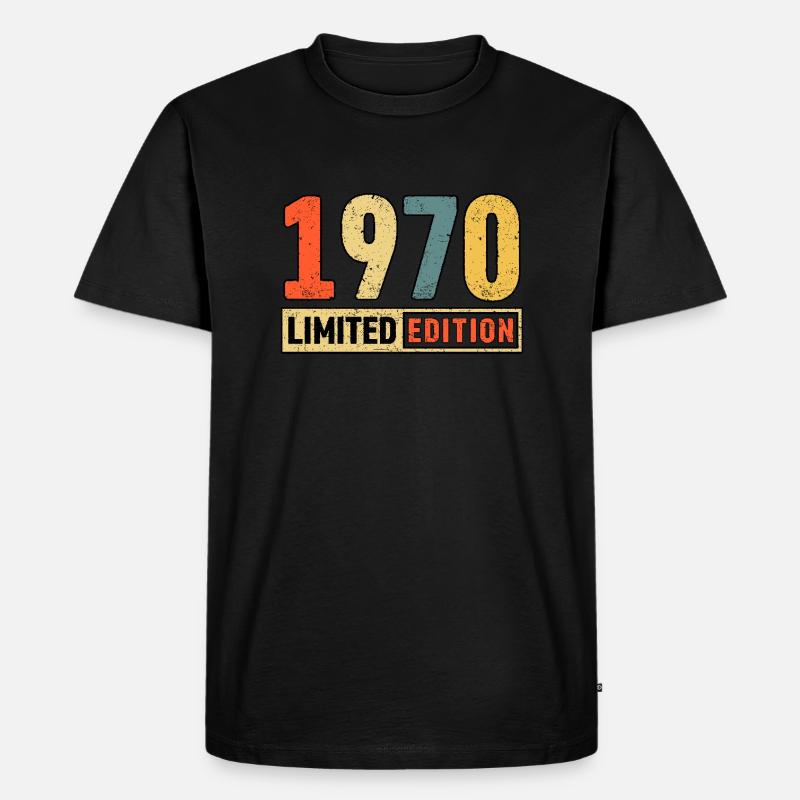 Edition limitée 1970 - T-shirt Premium bio Homme - noir