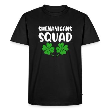 Shenanigans Squad - Men's Premium Organic T-Shirt - black - Front - Nico (187cm)