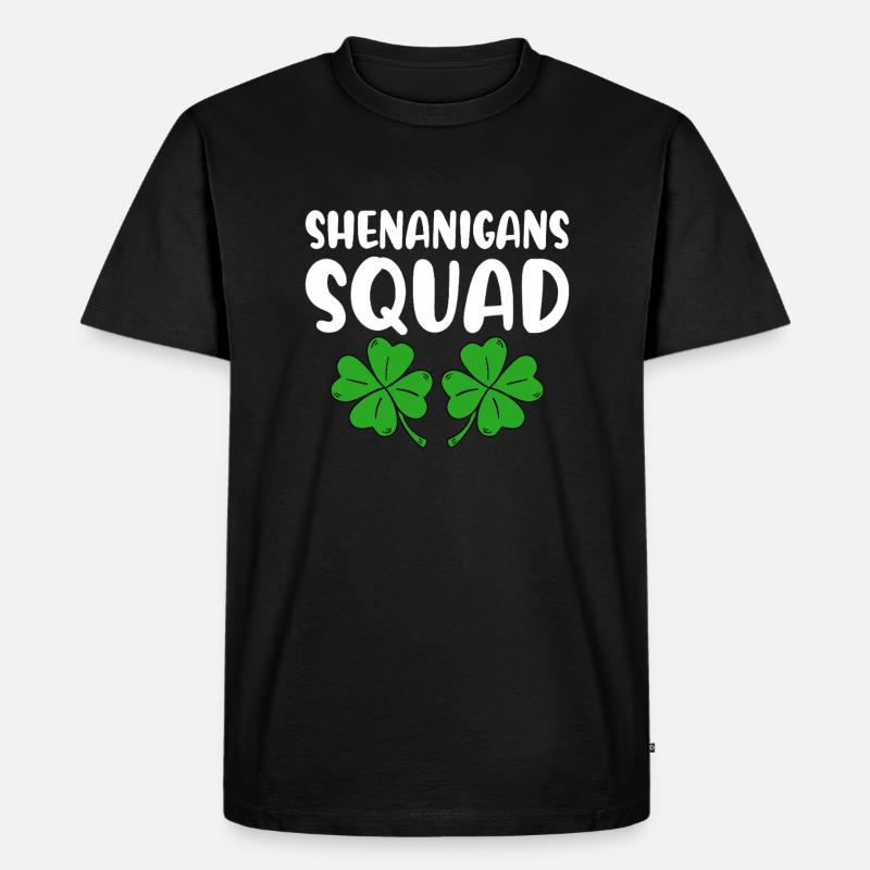 Shenanigans Squad - Männer Premium Bio T-Shirt - Schwarz