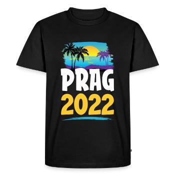 Prague 2023 - T-shirt Premium bio Homme - noir - Devant - Nico (187cm)