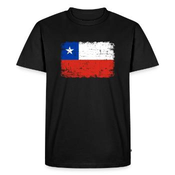 Chili - T-shirt Premium bio Homme - noir - Devant - Nico (187cm)