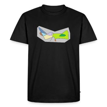 You've been tagged, lol - Men's Premium Organic T-Shirt - black - Front - Nico (187cm)