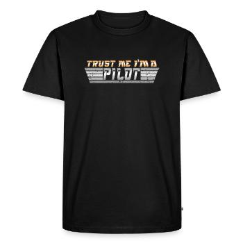 Drone Drones Drone Flight Drone Pilot - T-shirt Premium bio Homme - noir - Devant - Nico (187cm)