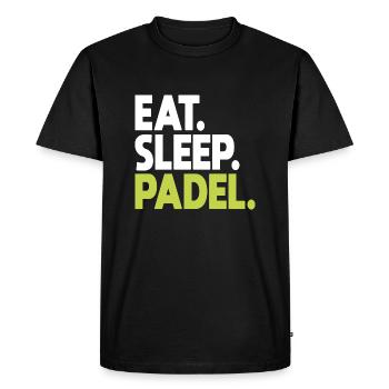 Padel Padel Player Padeltennis Paddle Padel Trainer - Men's Premium Organic T-Shirt - black - Front - Nico (187cm)