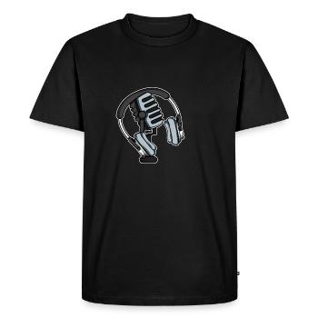 Casque et microphone Funkkünstler Gift - T-shirt Premium bio Homme - noir - Devant - Nico (187cm)