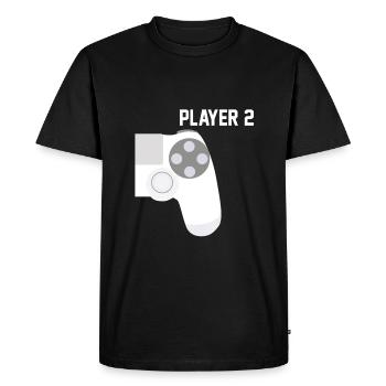 Zocken - Männer Premium Bio T-Shirt - Schwarz - Vorne - Nico (187cm)