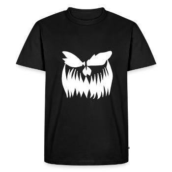 Halloween - Männer Premium Bio T-Shirt - Schwarz - Vorne - Nico (187cm)