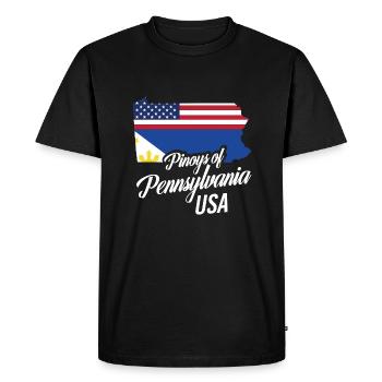 Filipinos of Pennsylvania Design for Proud - Men's Premium Organic T-Shirt - black - Front - Nico (187cm)