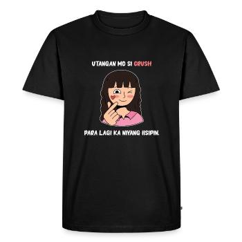 Fil-Am Crush Design pour les fiers Pinoys - T-shirt Premium bio Homme - noir - Devant - Nico (187cm)