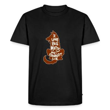 J'adore les grandes Mutts et je ne peux pas mentir cadeau slogan - T-shirt Premium bio Homme - noir - Devant - Nico (187cm)