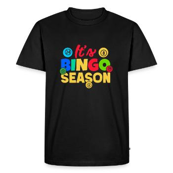 Bingo Jeu Saison Bingo - T-shirt Premium bio Homme - noir - Devant - Nico (187cm)